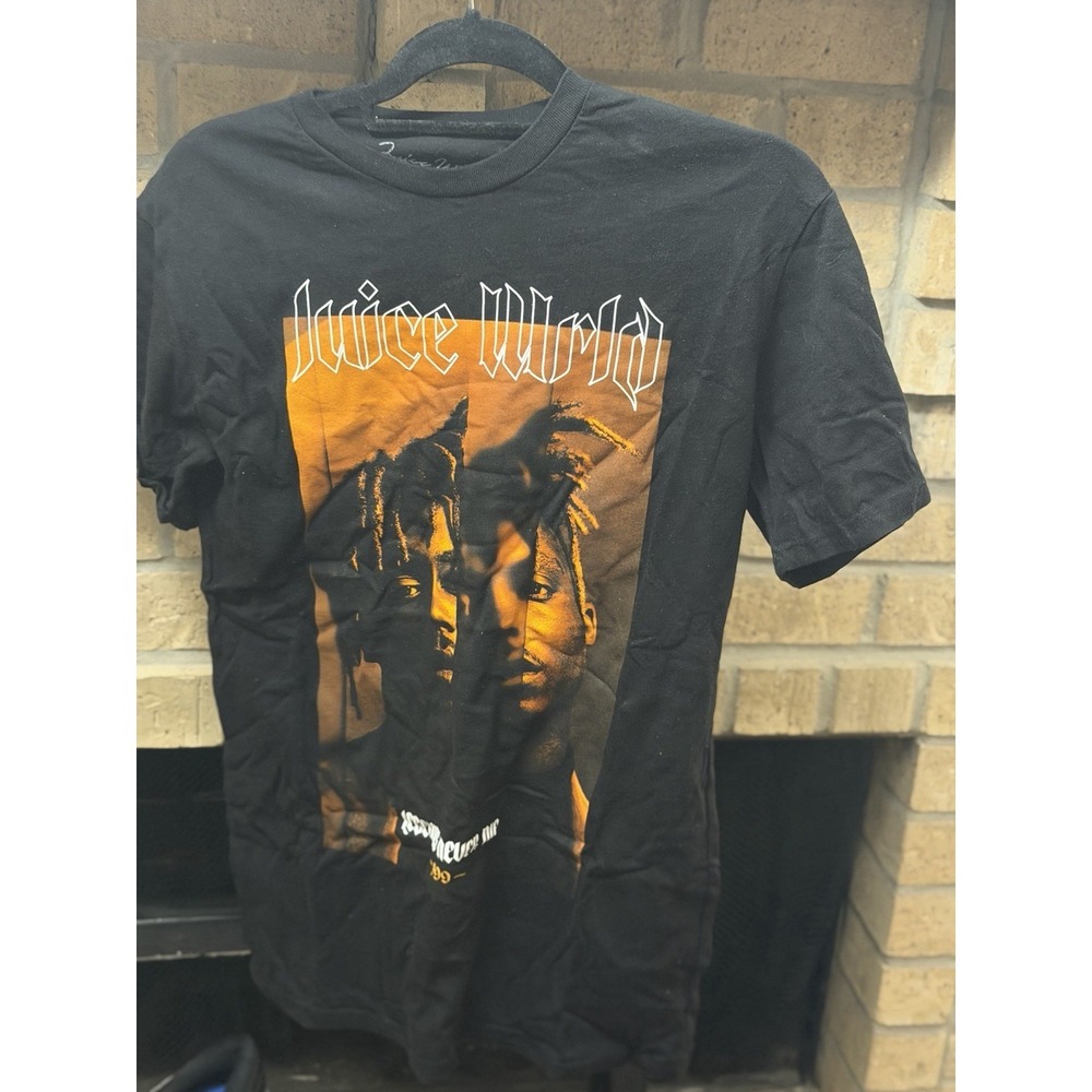 Juice World Legends Never Die Black Orange Shirt Size M